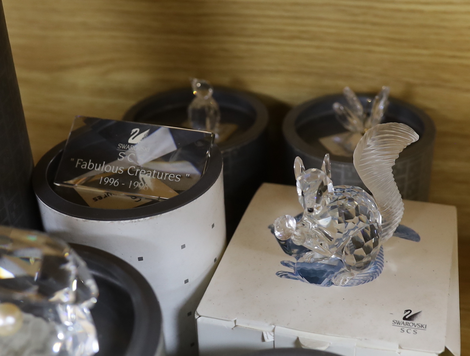 Swarovski Crystal - various boxed models, tallest star 11cm high (11)
